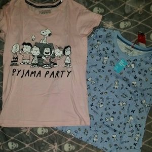 Peanuts PJ tee bundle